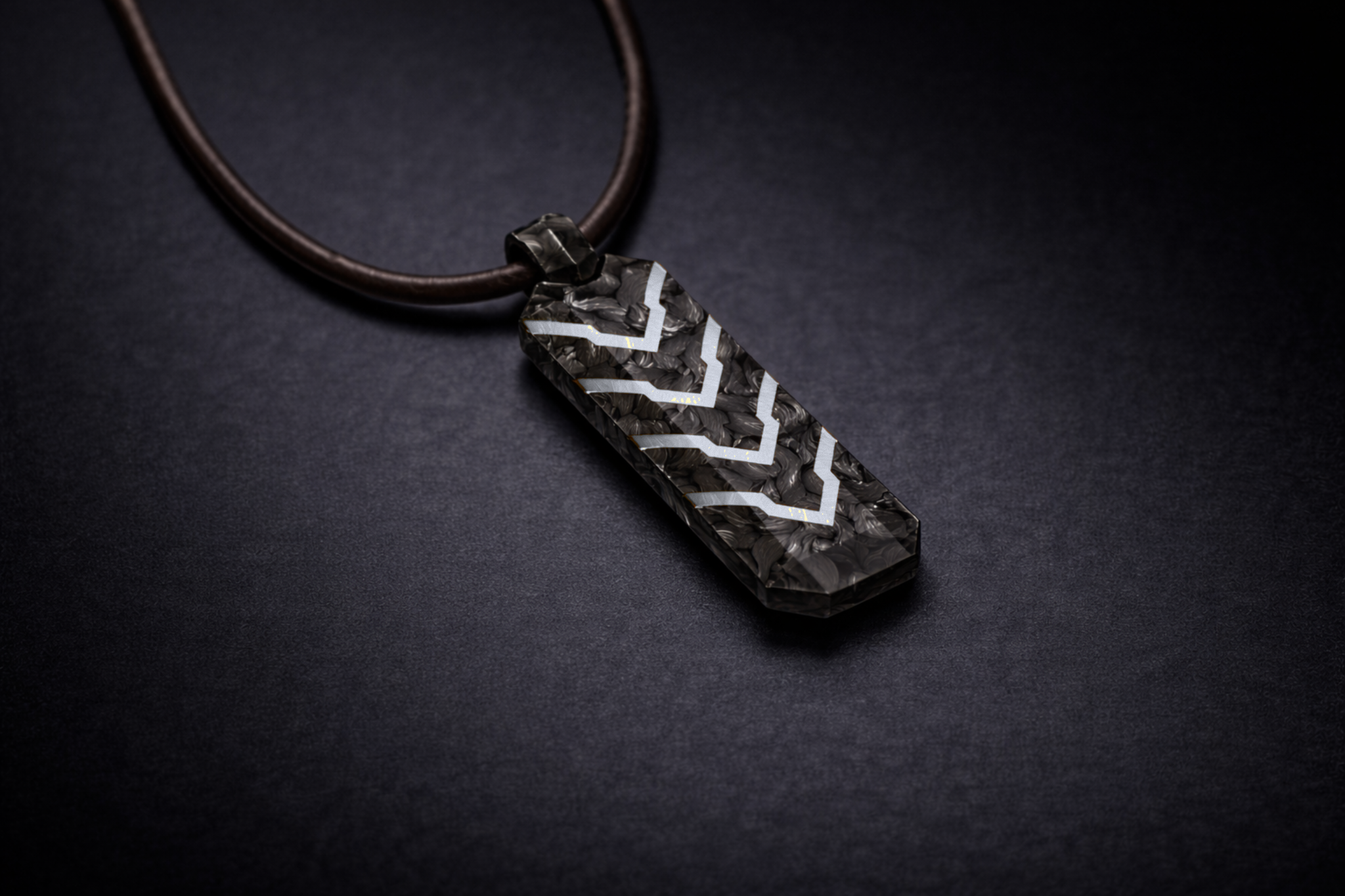 Vector Pendant — Metal Line