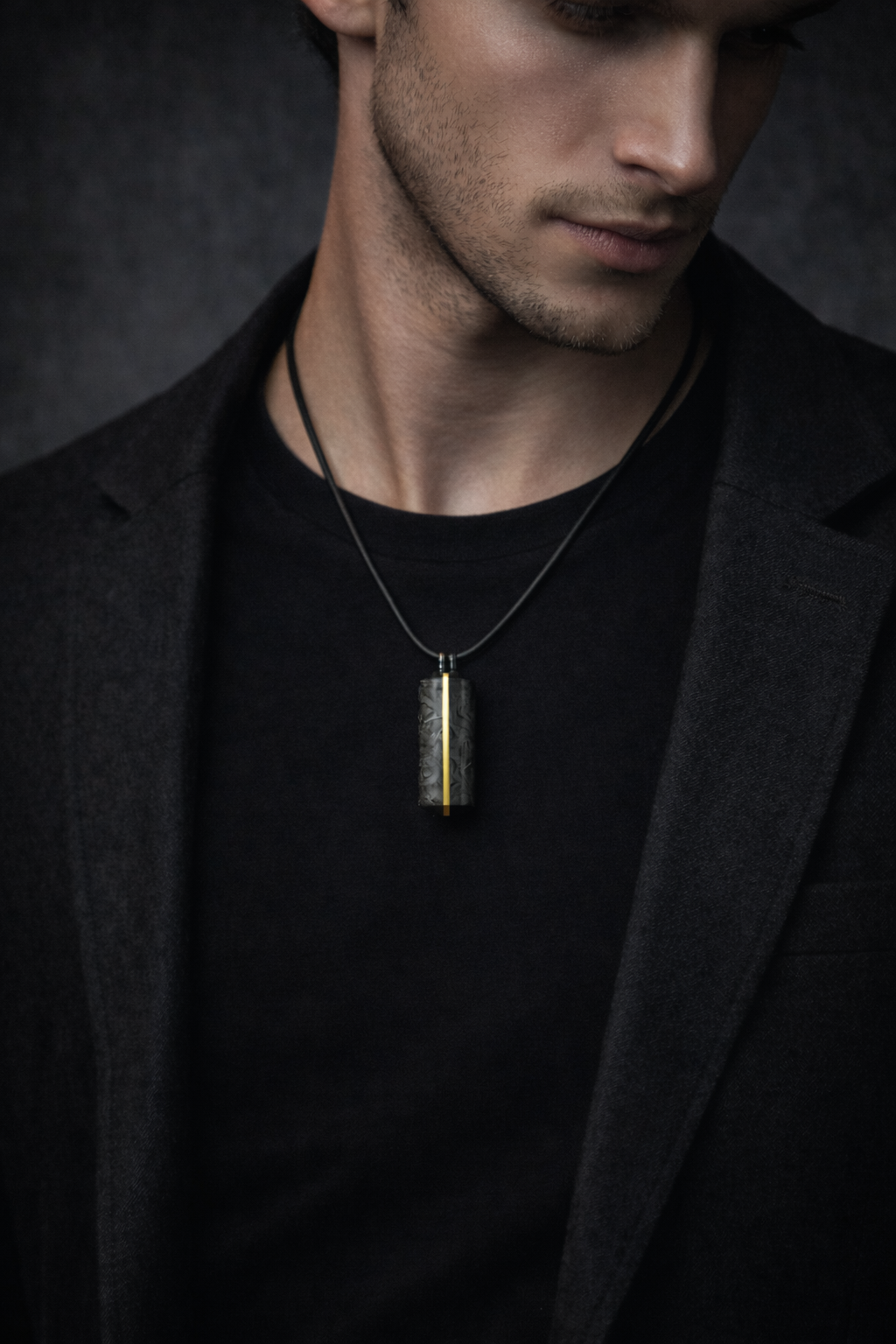 AXSIS Line Pendant — Metal Inlay