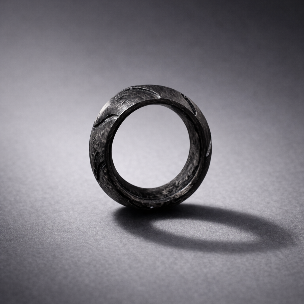 Vector Ring — Forged Carbon