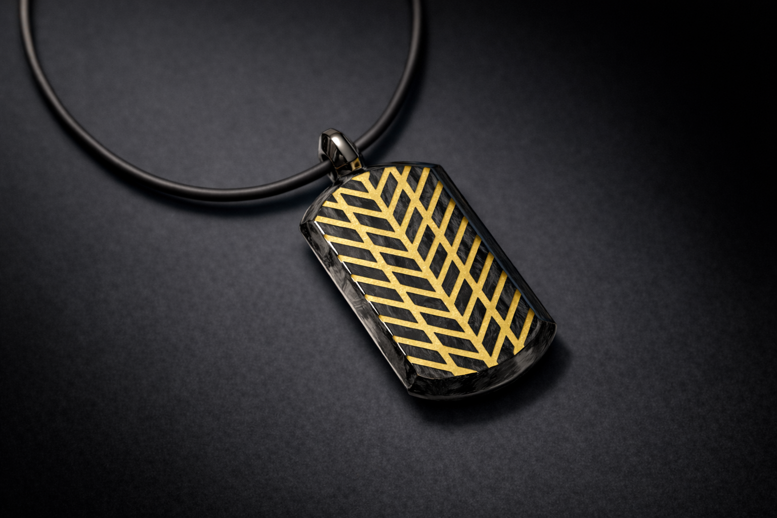 CORE Vector Pro Pendant — Gold / Silver Line