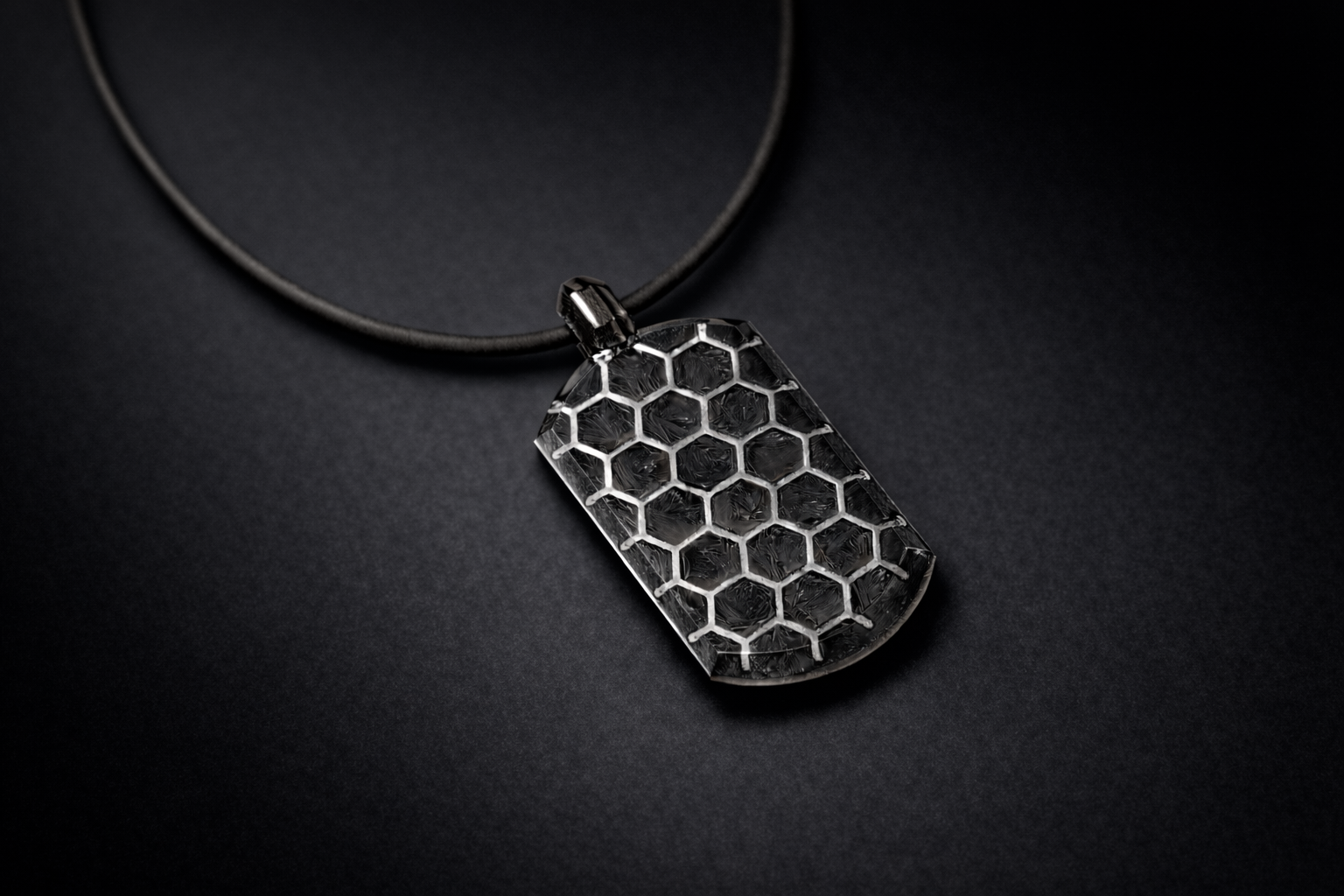 CORE Hex Pro Pendant – Gold / Silver Inlay