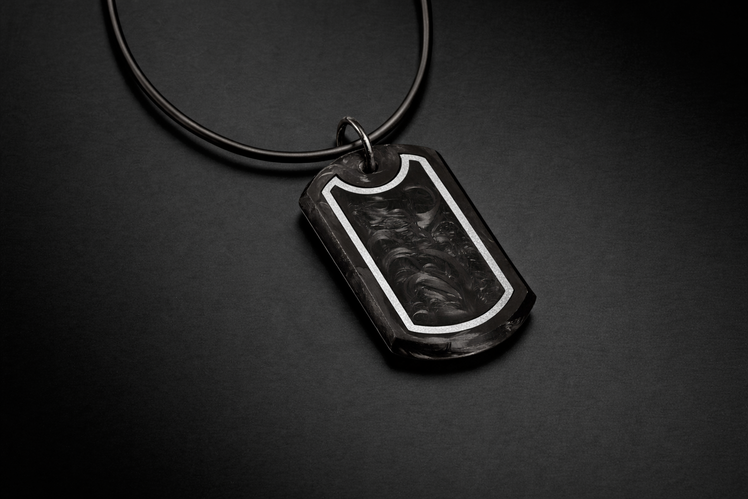 Sentinel Halo Pendant – Metal Inlay