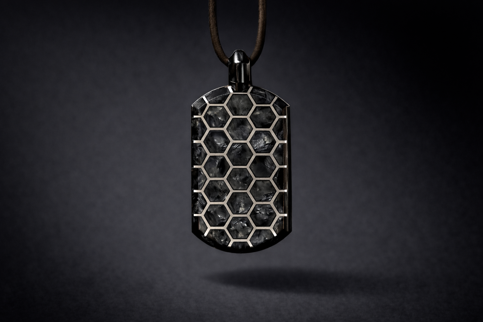 CORE Hex Pro Pendant – Gold / Silver Inlay
