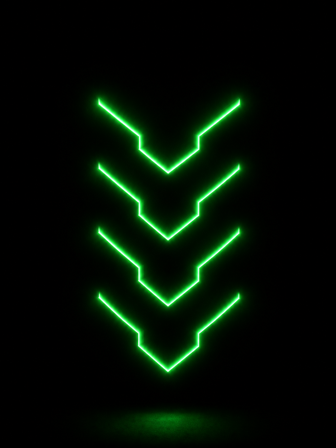Vector Pendant — Glow Line