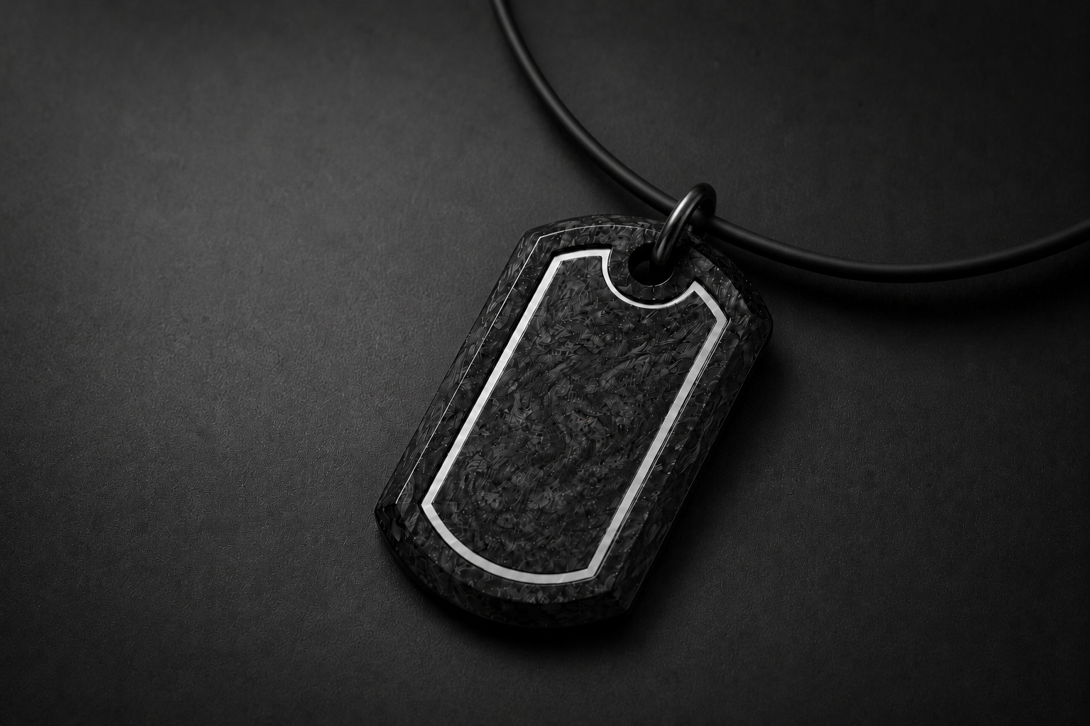 Sentinel Halo Pendant – Metal Inlay