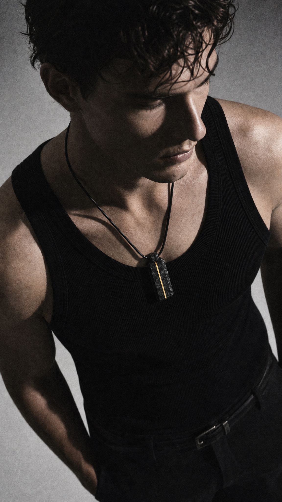 AXSIS Line Pendant — Metal Inlay