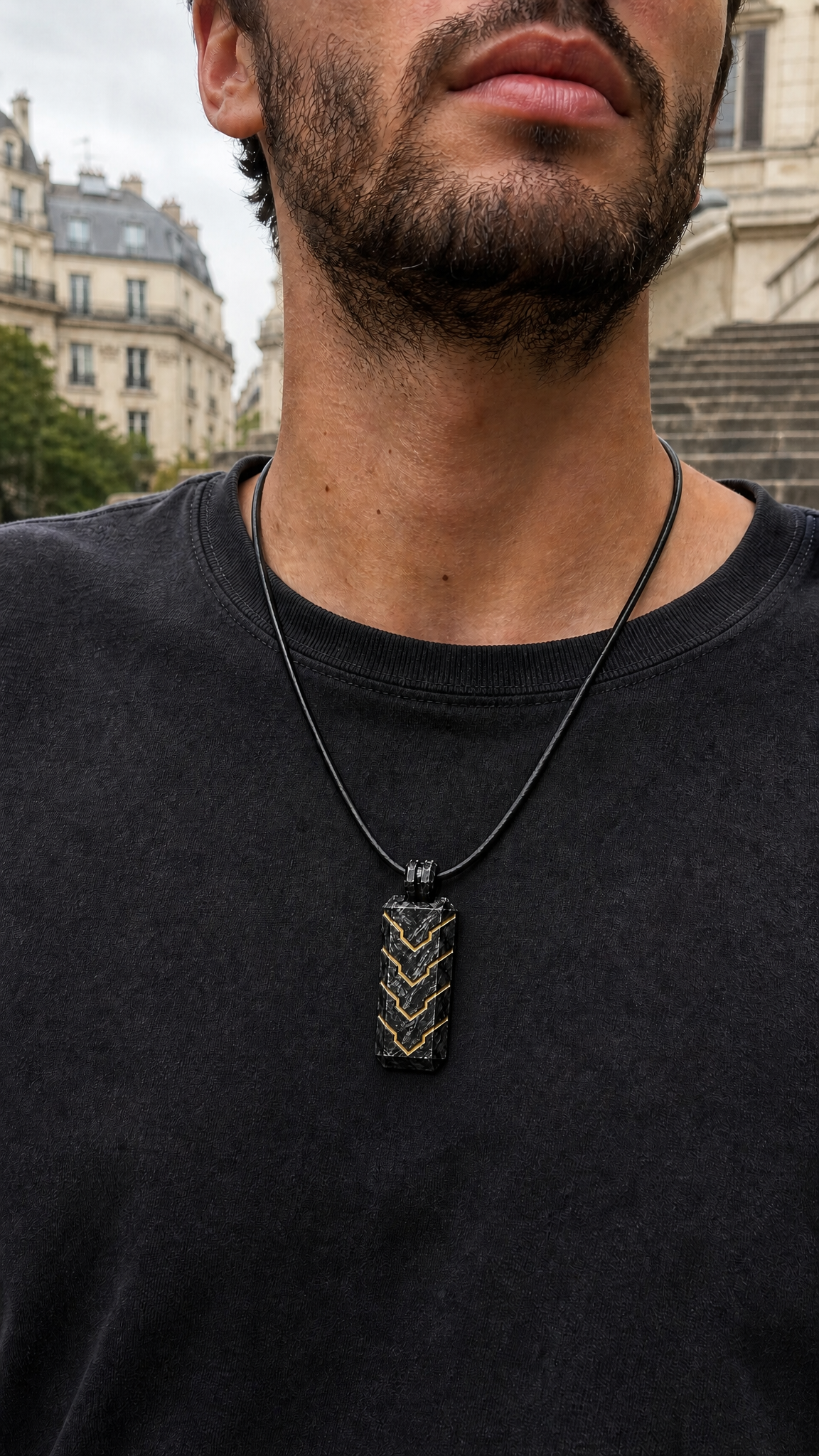 Vector Pendant — Metal Line