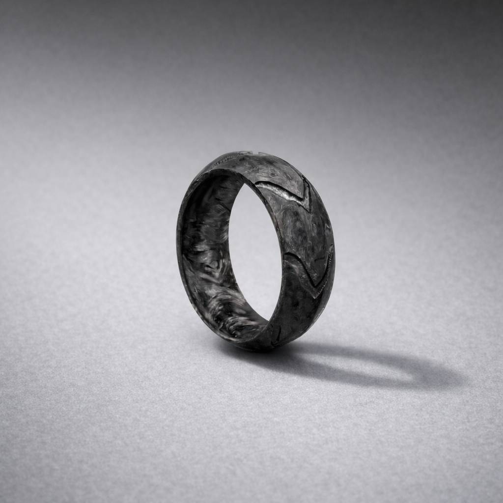Vector Ring — Forged Carbon