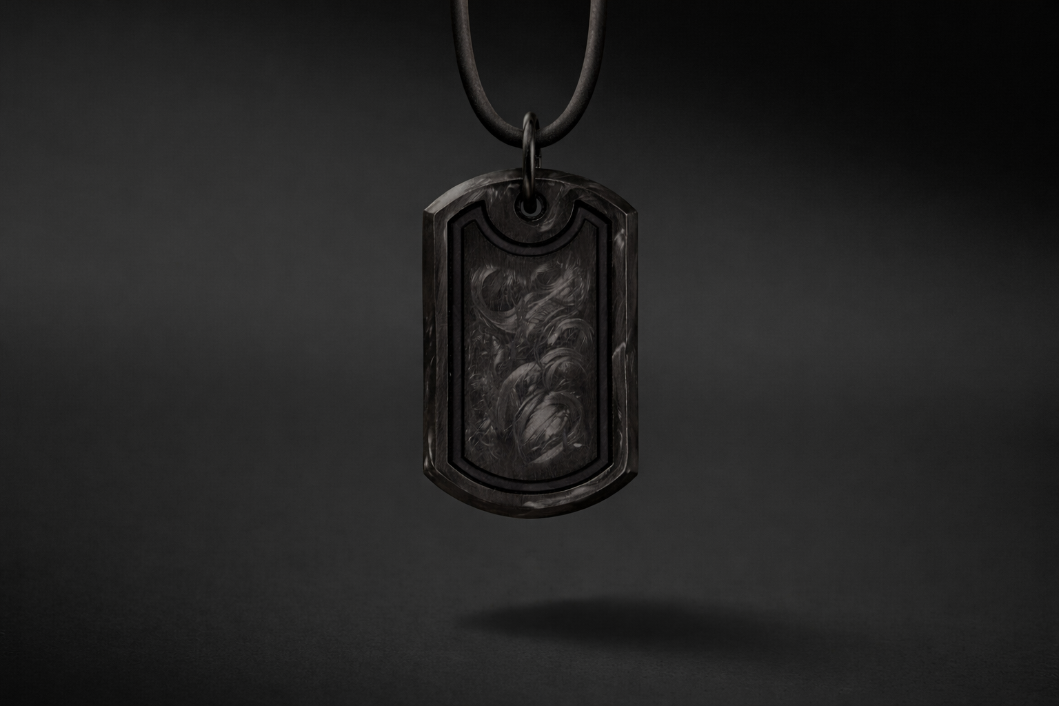 CORE Halo Pendant — Forged Carbon