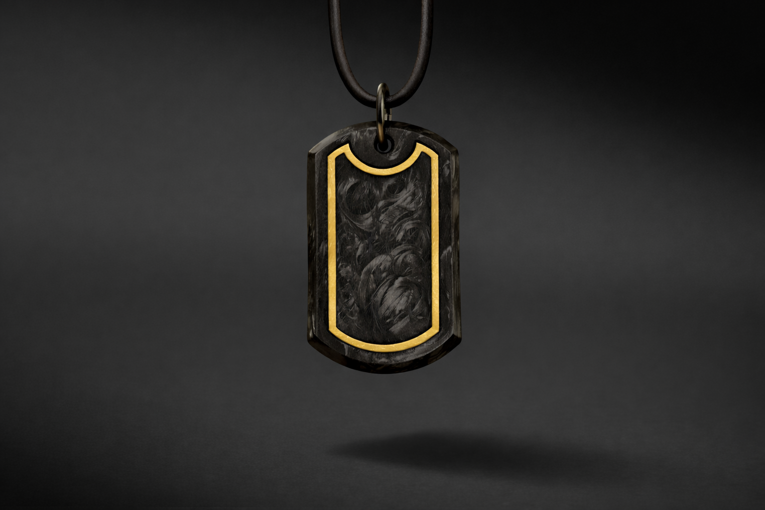 Sentinel Halo Pendant – Metal Inlay