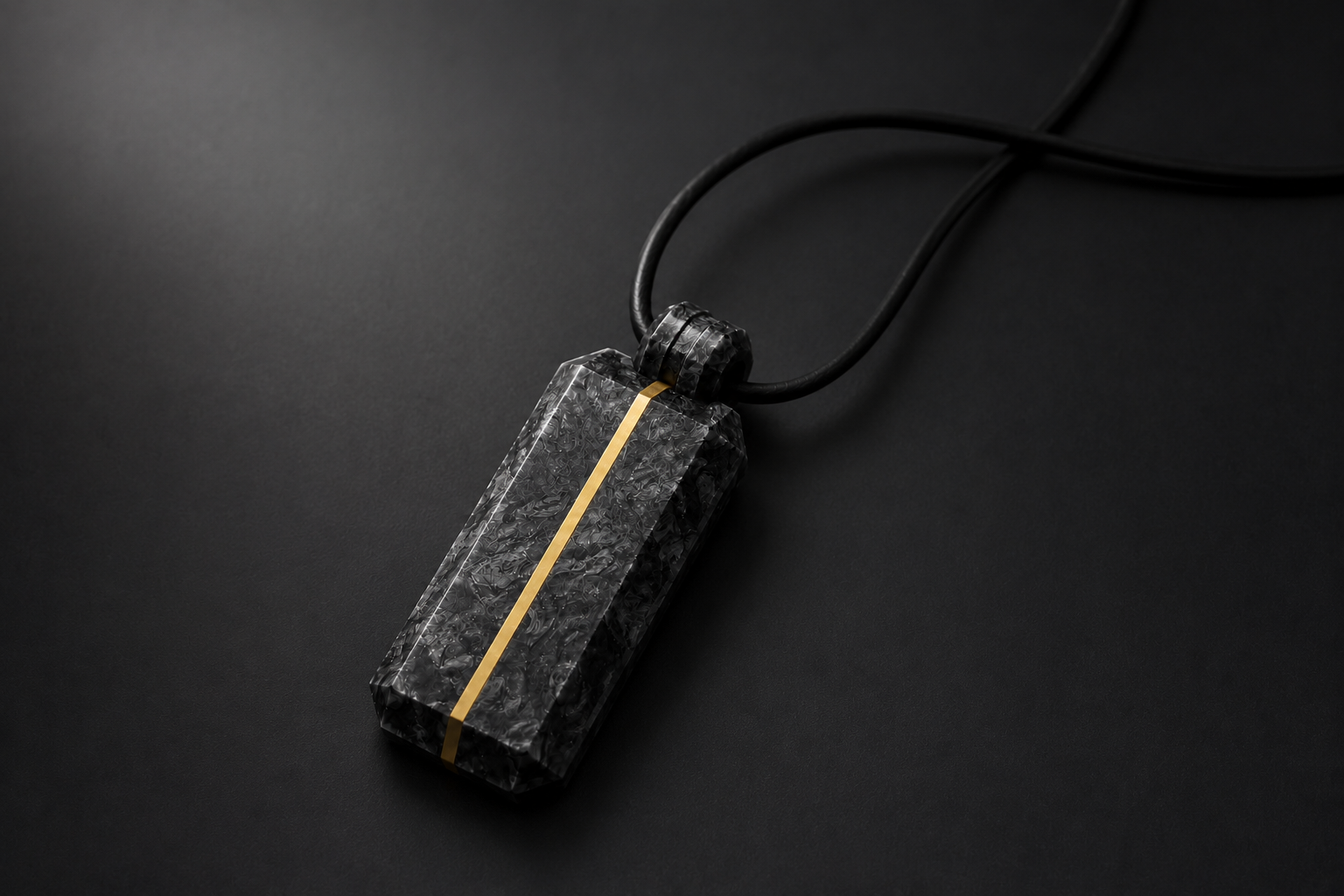 AXSIS Line Pendant — Metal Inlay