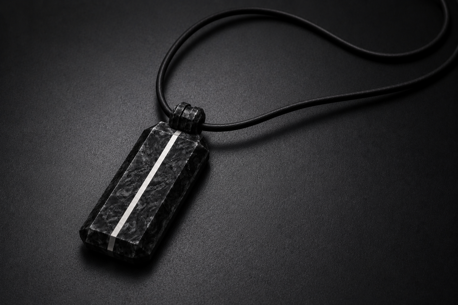 AXSIS Line Pendant — Metal Inlay