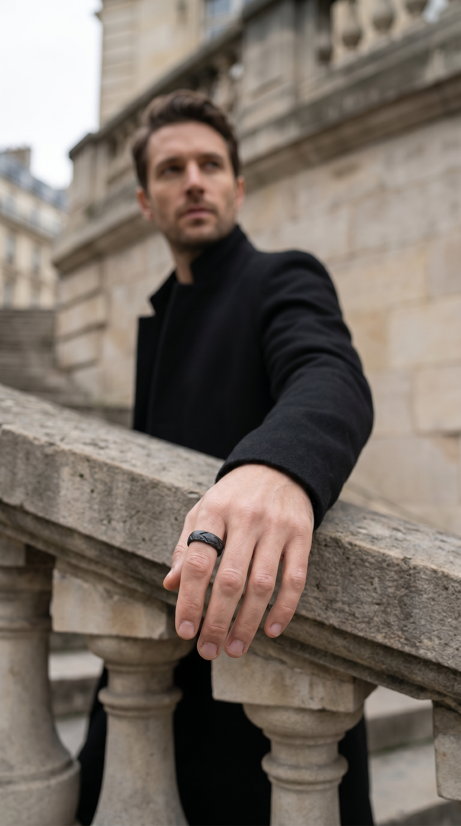 Vector Ring — Forged Carbon