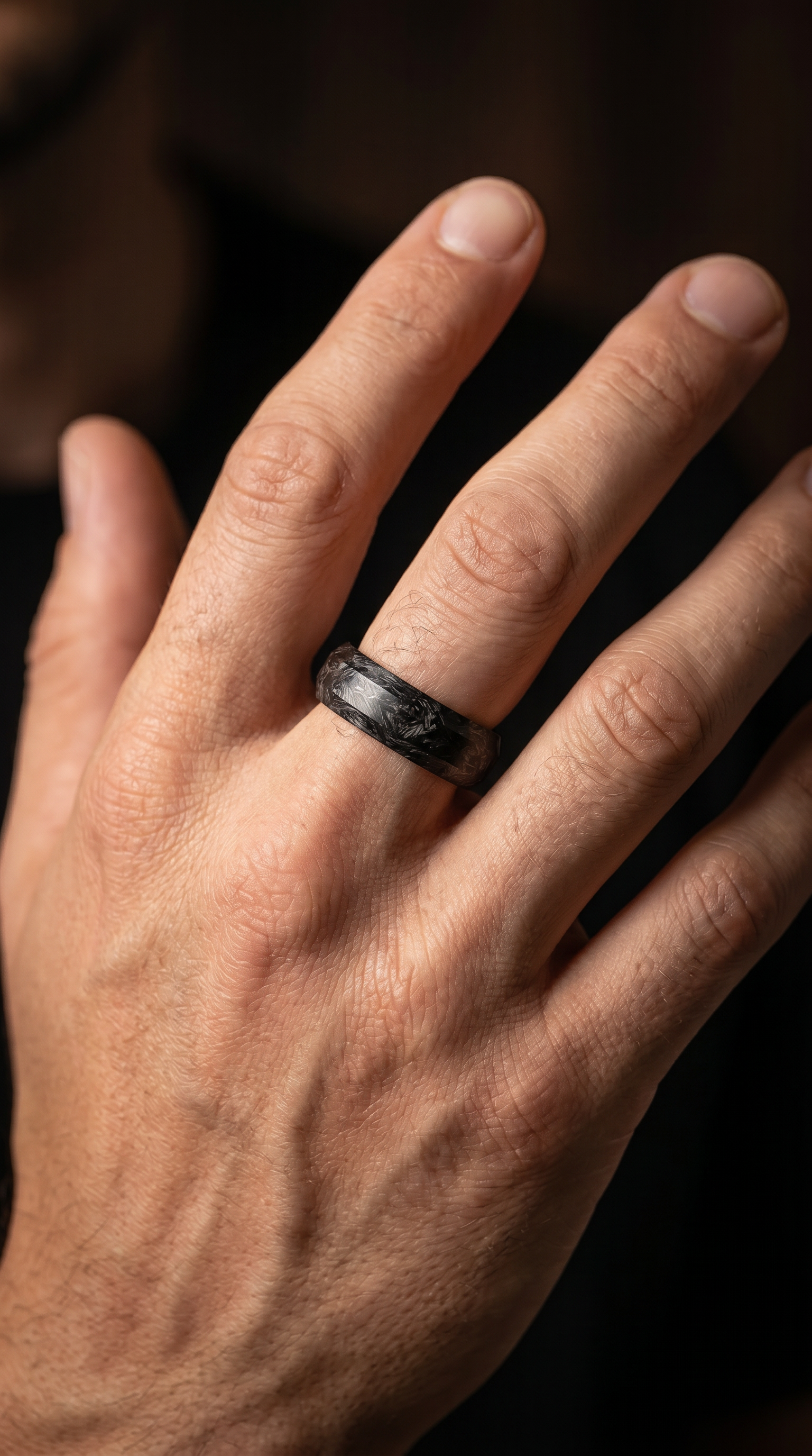 FORM Ring— Forged Carbon