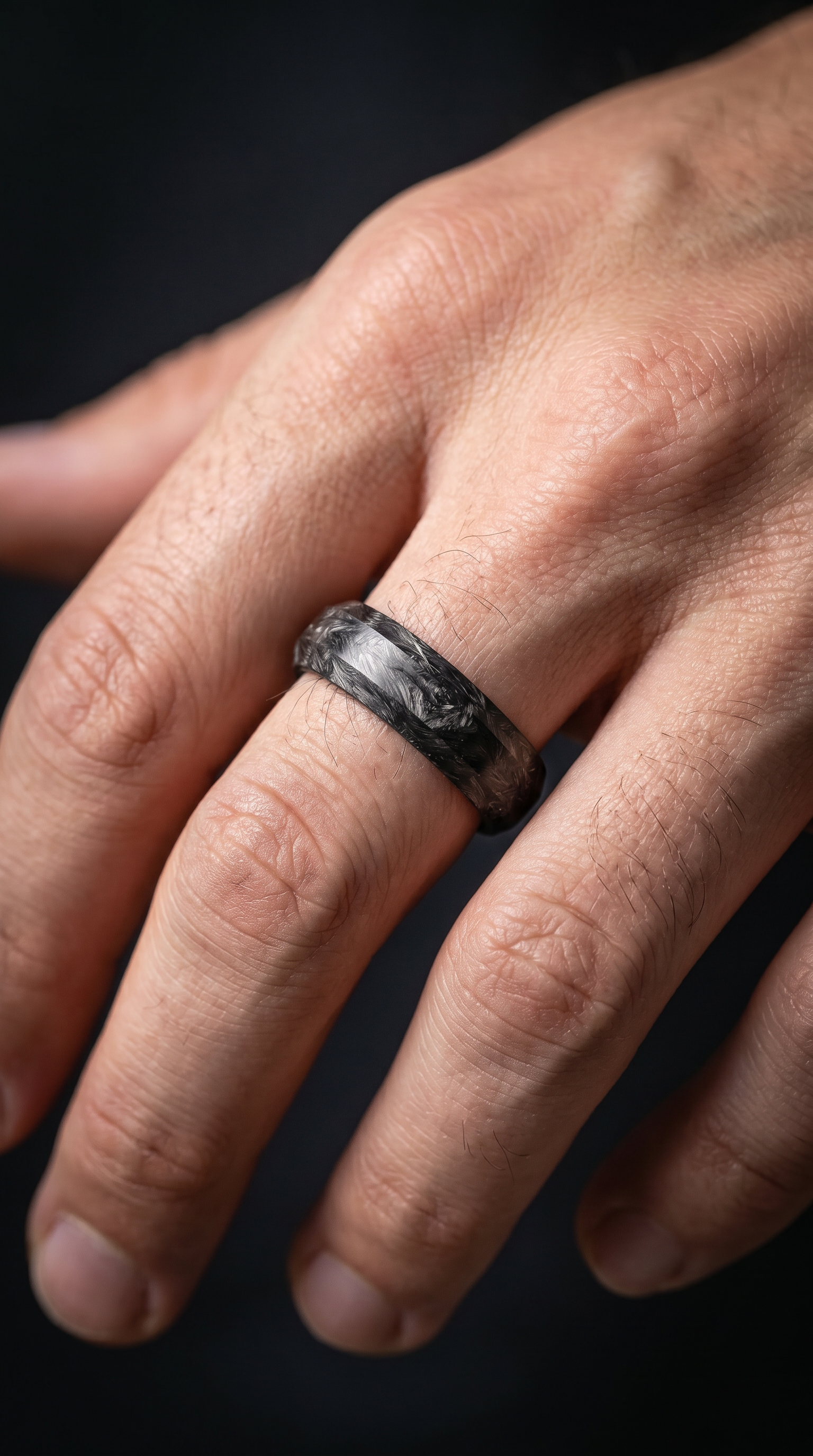 FORM Ring— Forged Carbon