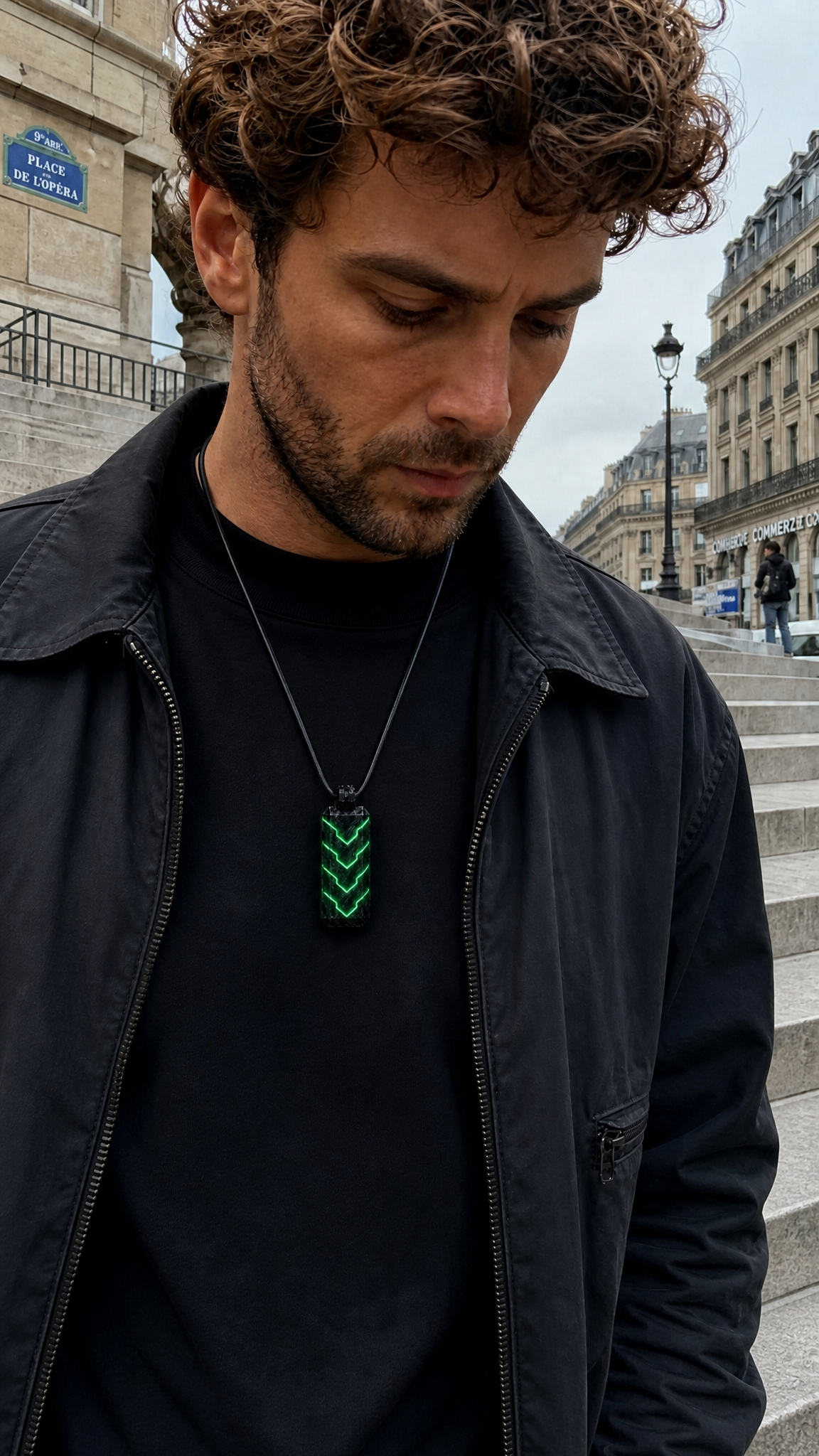 Vector Pendant — Glow Line