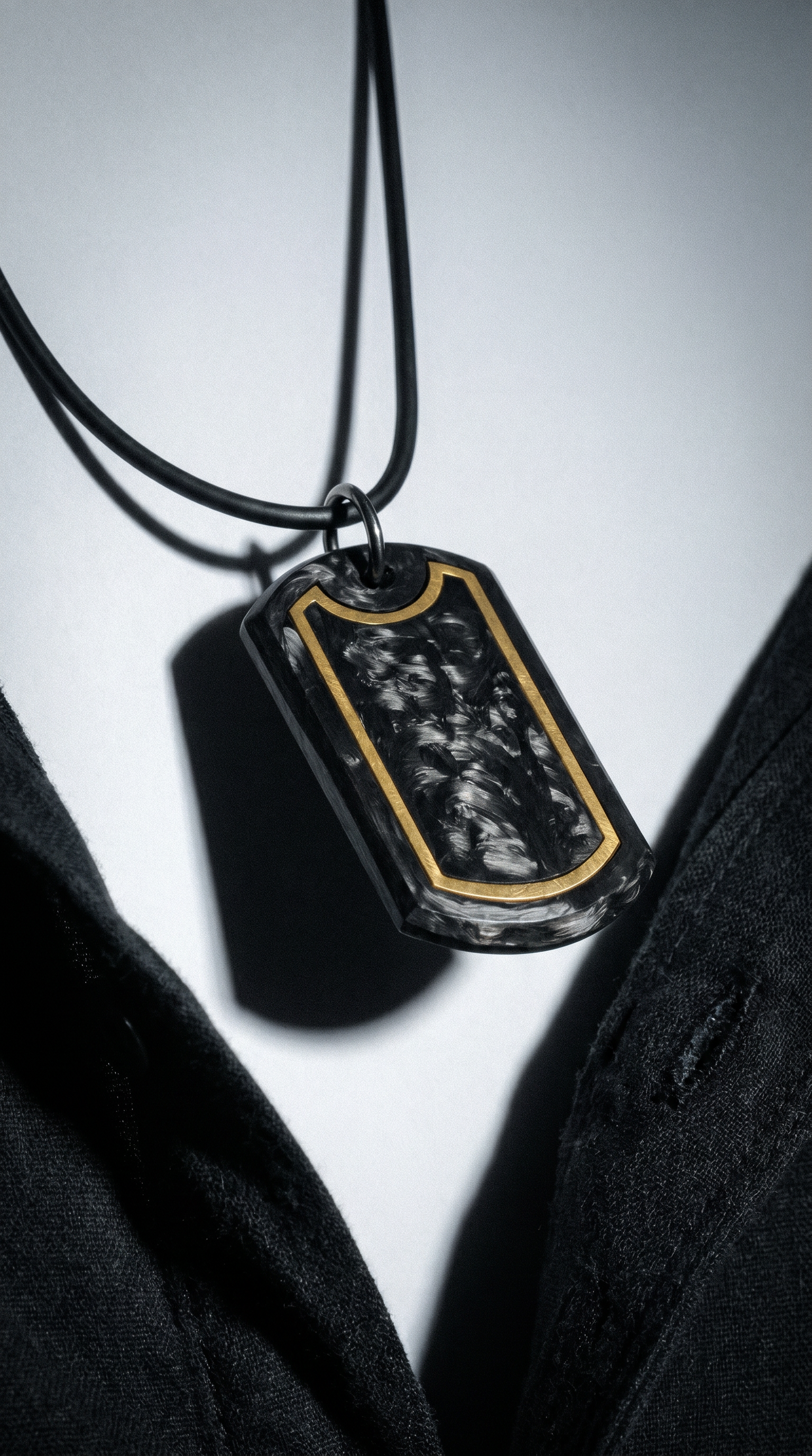 Sentinel Halo Pendant – Metal Inlay